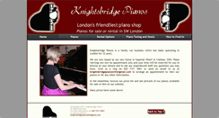 Desktop Screenshot of knightsbridgepiano.com