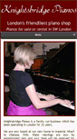 Mobile Screenshot of knightsbridgepiano.com